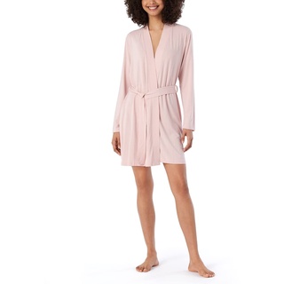 SCHIESSER Damen Bade-und Morgenmantel Modal-Interlock Bademantel, rosé_178420, L
