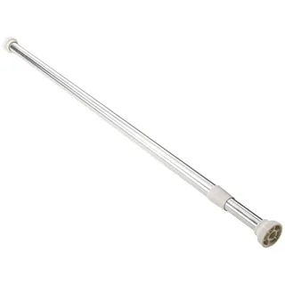 Kleine Wolke Klemmstange, ausziehbar, ohne Bohren, Aluminium, Teleskopstange für Duschvorhänge silberfarben
