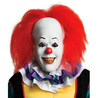 Rubies Pennywise Deluxe-Maske Einheitsgröße Rot/Weiß