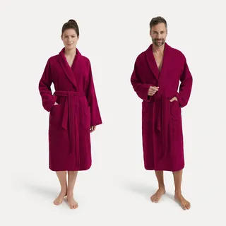 Möve Bademantel Basic Lila S