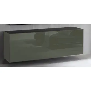 Mäusbacher TV-Lowboard Colors Glas Olivgrün