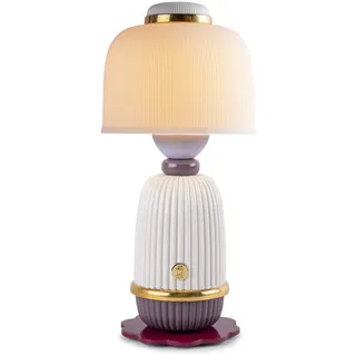 LLADRÓ Kabellose Tischlampe Kokeshi, cremefarben, Porzellanlampe