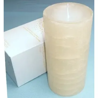 1a PartyLite L36123 GLOLITE Pillar-Kerze EISFRÜCHTE - 7x15cm --- weiß