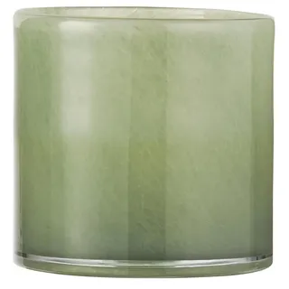 IB Laursen Topf Venecia durchgefärbtes Glas, Höhe 12, Ø 12 cm, grün