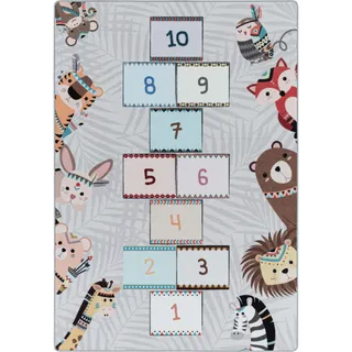 Ayyildiz Kinderteppich Play 2903 Grau 100 cm x 150 cm