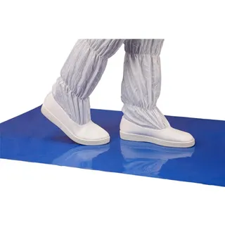 Selbstklebende Bodenmatten | Klebrige Tacky Matte 45cm x 60cm | 1 Matte/30 Blätter | Blau | Effektive Schmutzentfernung | Kontaminationskontrolle | Für Baustellen, Krankenhäuser, medizinische Studien