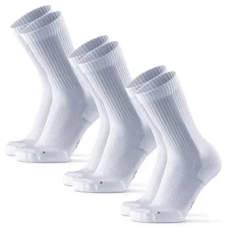 Danish Endurance Long Distance Running Crew Socken 3-Paar Weiß 39-42