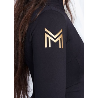Maximilian Equestrian Base Layer Damen Long Sleeve Funktionsshirt Black/Gold S