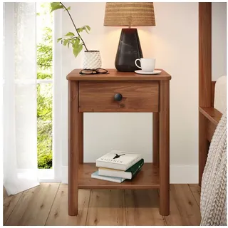 IDIMEX Nachtkommode APOANA, Nachttisch Nachtschrank modern Holz Nachtkommode skandinavisch braun
