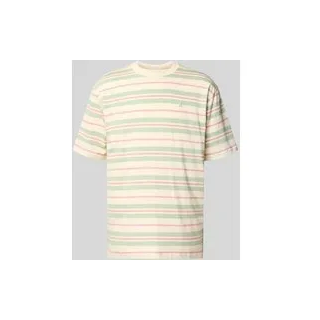Relaxed Fit T-Shirt aus reiner Baumwolle Modell 'MAARKOS', Altrosa, L