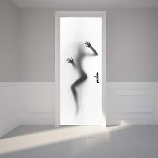 Tür-wandbild Sexy Schauer Wohndeko Wandkunst Wandmalerei Aufkleber Wohnzimmer Kinderzimmer Restaurant Hotel Kaffee Büro Dekor Entfernbarer selbstklebend