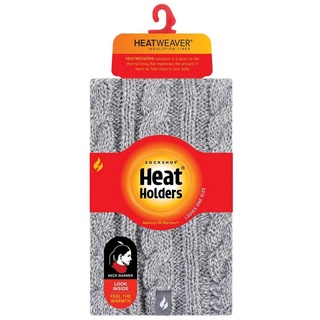Heat Holders Strickschal Halswärmer Thermoschal Damen, (HeatHolders® Halswärmer) grau