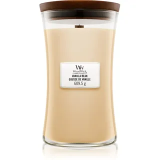 Woodwick Vanilla Bean Duftkerze 610 g beige