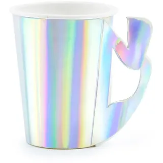 6 Meerjungfrau Becher