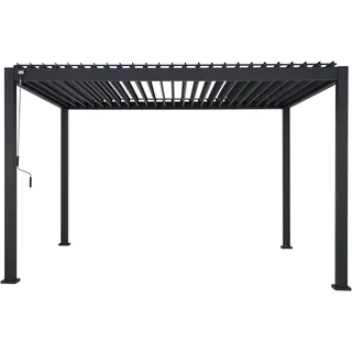 LECO Lamellenpergola DELUXE 3x4m anthrazit