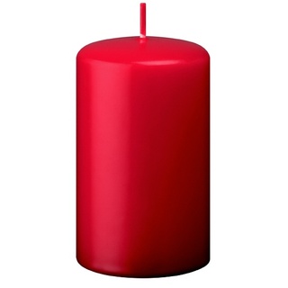 Kopschitz Kerzen 4er Adventskerzen, Adventskranz Kerzen Set Rot 6 x Ø 5 cm