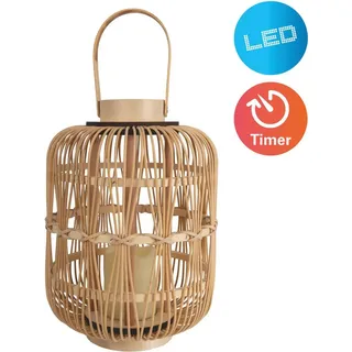 NÄVE Korbinian 1 LED beige HxØ 32,5x23,5 cm