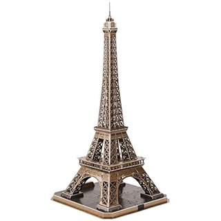 COUYY 3D-Modell-Kombinationssatz Eiffelturm-Puzzle-Modell DIY-Spielzeug montiert großes Gebäudemodell-Puzzle