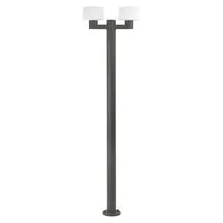 FARO Mastleuchte Aluminium 211,5 cm 1xE27 IP44 Silber