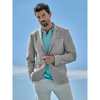 ENGBERS GERMANY Herren Sakko aus italienischem Garn Grau slim fit uni - 46