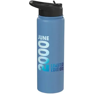 Juni 2000 Jahr 2000 Retro 2000 Vintage Limited Edition 2000 Stainless Steel Insulated Water Bottle