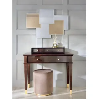 Xlmoebel Hocker Runder Samthocker in edlem Design für Schlafzimmer und Wohnzimmer (Hocker, 1 St., Hocker), Hergestellt in Europa rosa