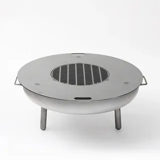 Feuerplatte 100 cm (98cm) für Feuerschale & Feuertonne | Grillring | Grillplatte