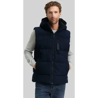 TOM TAILOR Steppweste Jacken Puffer Weste mit abnehmbarer Kapuze blau S (44/46)