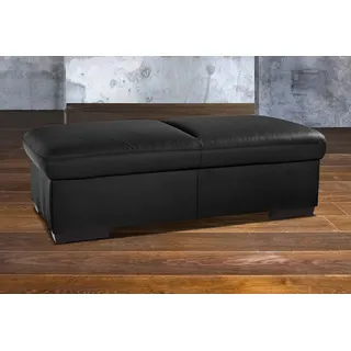 exxpo - sofa fashion Hocker Salerno Bankhocker 140 x 46 x 67 cm Schwarz