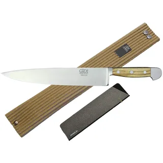 Güde Alpha Olive Messer Kochmesser Santoku Brotmesser Schälmesser Schinkenmesser Chai Dao ohne/mit Gravur + Prymo Farbe 1) Messer OHNE Gravur, Größe Kochmesser 26cm