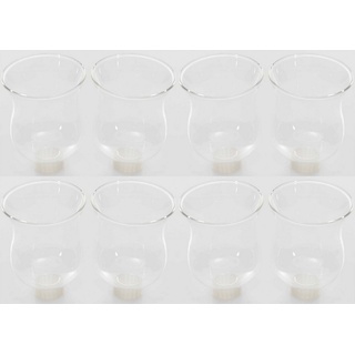 Novaliv Teelichthalter »1045-Var« (Spar-Set, 8 St., Lieferumfang: 8x Teelichtaufsatz für Kerzenleuchter), Aufsatz für Kerzenständer weiß
