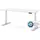 assmann büromöbel höhenverstellbarer Kinderschreibtisch JUNIOR Weiß 140x70cm Weiß