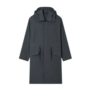 A|X Armani Exchange für Herren. XM001826AF22403U8144 Trenchcoat mit abnehmbarer Kapuze grau (M), Lässig, Polyester