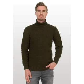 RUSTY NEAL Rollkragenpullover Khaki 3XL