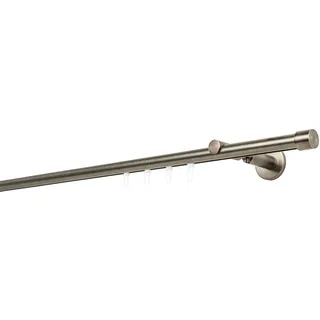 MYDECO Vorhangstange Kappe function 1-läufig Ø 20 mm 260 cm Braun/Rot