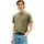 Herren T-Shirt Kurzarm Seasonal Solid Tee mit Rundhalsausschnitt Grün Battle Green S