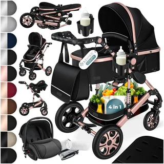 Kesser Loops 3 in 1 schwarz/roségold