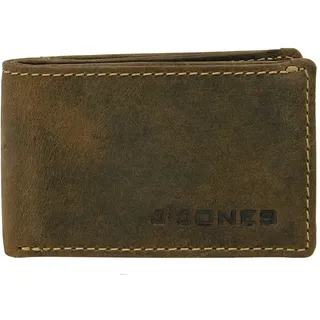 J JONES JENNIFER JONES J.Jones Herren Mini Geldbörse Echt-Leder braun