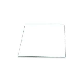 Funkenschutzplatte Glas Kaminofen Weiß 60 cm Kamin Platte Bodenplatte Glasplatte für Grill Unterlegplatte Glas für Feuerstelle