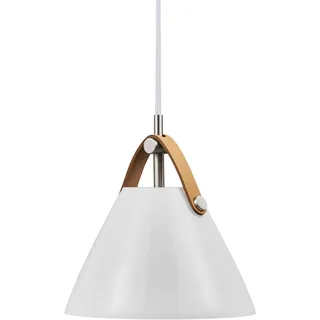 Tischleuchte DESIGN FOR THE PEOPLE "STRAP" Lampen Gr. Ø 17 cm Höhe: 17 cm, weiß Pendelleuchte Küchenlampe Pendelleuchten und Hängeleuchten Schirm aus Opal Glas