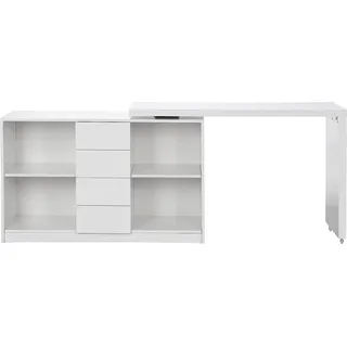 vente-unique Schreibtisch PAVELO Weiß