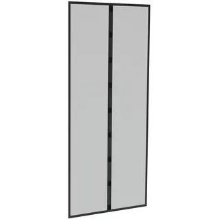 WINDHAGER Insektenschutz Türvorhang Magnet 95 x 215 cm Schwarz