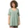 Damen große Größen Übergrößen Plus Size T-Shirt Zierfalten A-Linie Rundhals Halbarm Modal helles moosgrün Gr 62/64