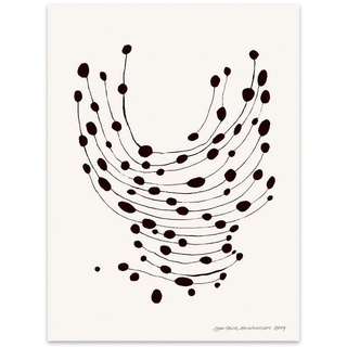 The Poster Club - Dancing Dots von Leise Dich Abrahamsen, 40 x 50 cm