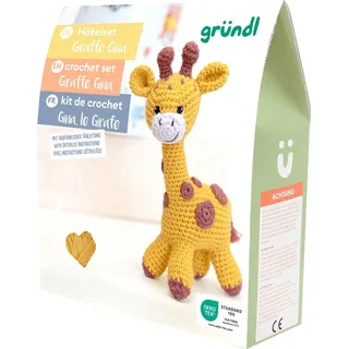 Gründl Häkelset Giraffe Gina Gelb 1 St.