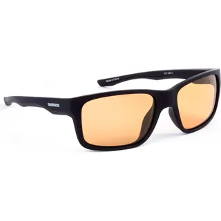 Shimano Fishing Shmlkmby Polarisierte Sonnenbrille - Matte Black / Yellow - One Size