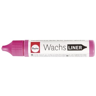Rayher 31500264 Wachs-Liner, pink, Flasche 30ml,