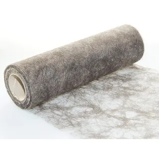 Protinam Sizoflor 5m lang Tischläufer Tischband in Taupe zur Dekoration wie Sommer, Ostern, Weihnachten oder Hochzeiten manuell abgelängt (5m, 9150 Taupe)