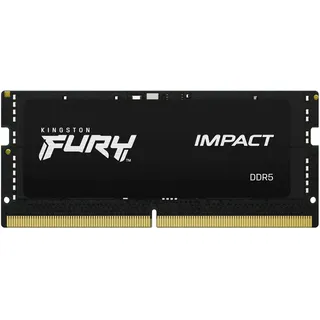 Kingston FURY Impact 16GB 4800MT/s DDR5 CL38 SODIMM Gaming Speicher für Laptop Einzelnes Modul - KF548S38IB-16