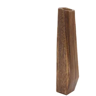 Dekorative Vase | Großer Bodenvase Aus Holz,Deko Für Tisch Innen Außen Wohnzimmer Schlafzimmer Flur Bad